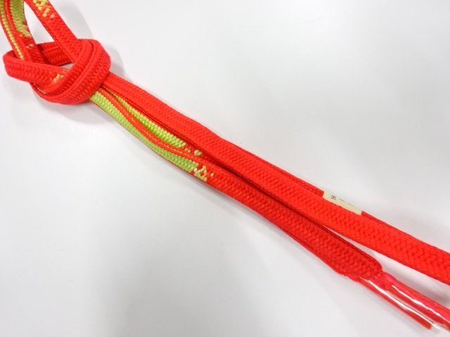 未使用品　正絹　手組帯締め
